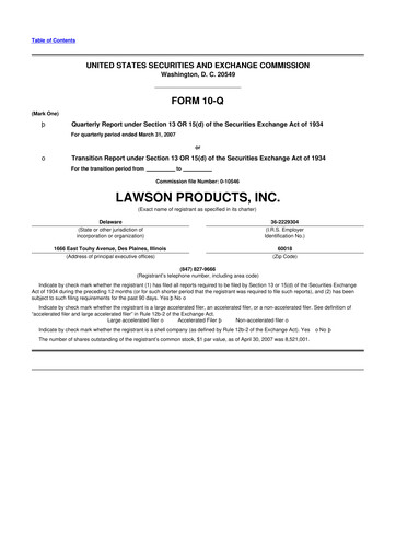 Vorschaubild Distribution Solutions Group 10-Q Quartalsbericht  