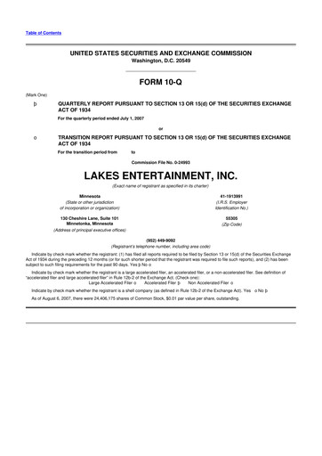 Thumbnail Golden Entertainment
 10-Q Quarterly Report FY 