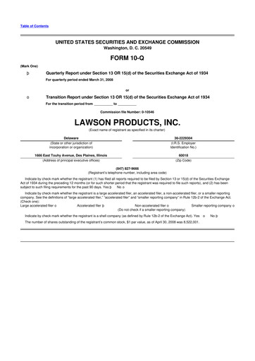 Vorschaubild Distribution Solutions Group 10-Q Quartalsbericht  