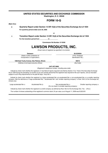 Vorschaubild Distribution Solutions Group 10-Q Quartalsbericht  