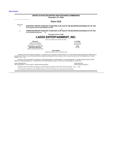 Thumbnail Golden Entertainment
 10-Q Quarterly Report FY 