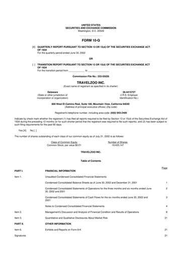 Thumbnail Travelzoo 10-Q Quarterly Report FY 