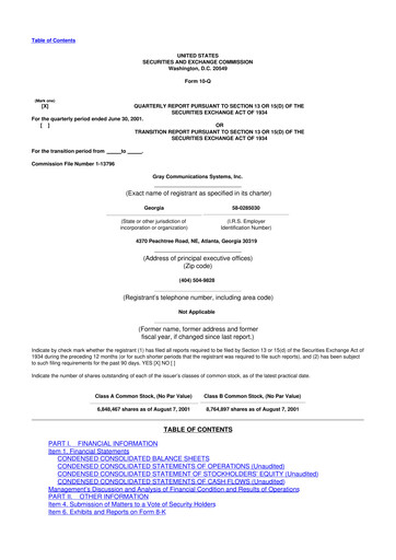 Thumbnail Gray Media
 10-Q Quarterly Report FY 