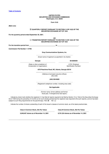 Thumbnail Gray Media
 10-Q Quarterly Report FY 