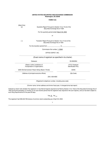 Thumbnail The ODP Corporation
 10-Q Quarterly Report FY 