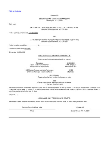 Thumbnail First Horizon Corporation 10-Q Quarterly Report FY 