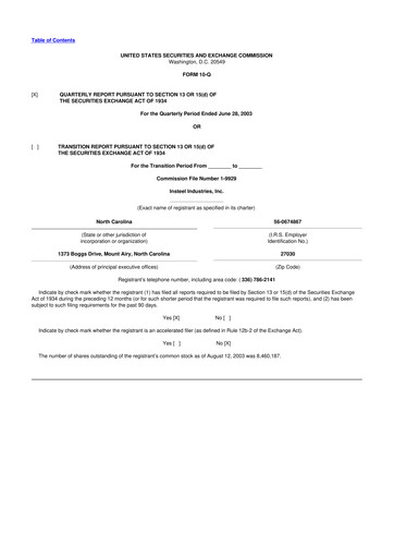 Vorschaubild Insteel Industries 10-Q Quartalsbericht  