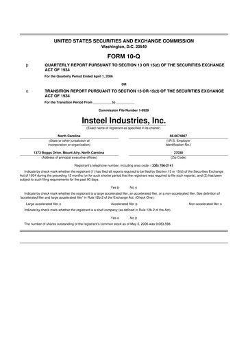 Vorschaubild Insteel Industries 10-Q Quartalsbericht  