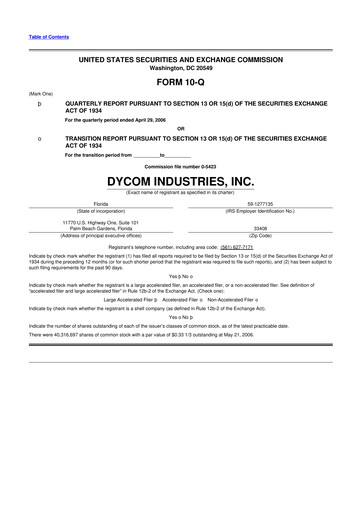 Thumbnail Dycom Industries 10-Q Quarterly Report FY 