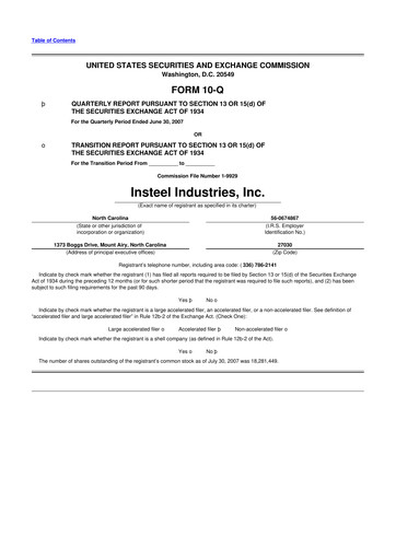 Vorschaubild Insteel Industries 10-Q Quartalsbericht  