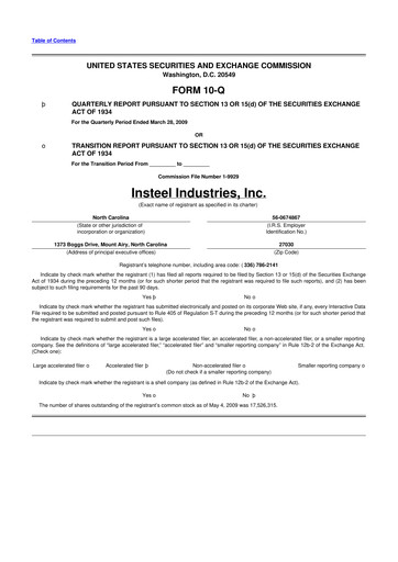 Vorschaubild Insteel Industries 10-Q Quartalsbericht  