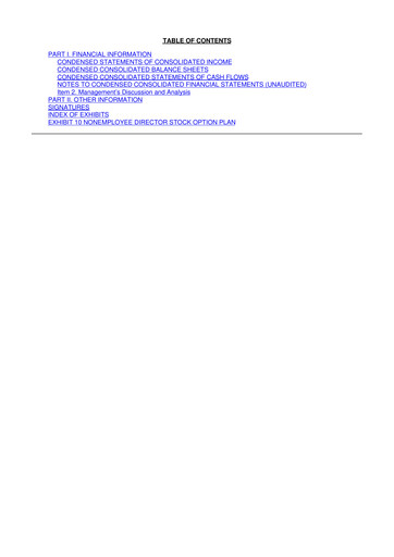 Thumbnail J.M. Smucker Company 10-Q Quarterly Report FY 