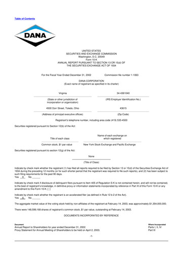 Thumbnail Dana Incorporated 10-K Annual Report 