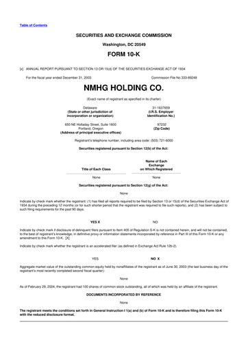 Thumbnail Hyster-Yale Materials Handling 10-K Annual Report 