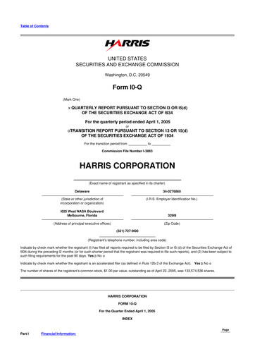 Thumbnail L3Harris Technologies 10-Q Quarterly Report FY 
