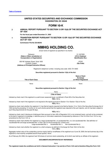 Thumbnail Hyster-Yale Materials Handling 10-K Annual Report 
