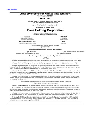 Thumbnail Dana Incorporated 10-K Annual Report 