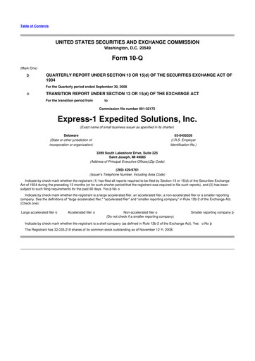 Thumbnail XPO Logistics 10-Q Quarterly Report FY 