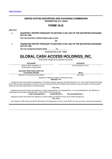 Thumbnail Everi Holdings
 10-Q Quarterly Report FY 