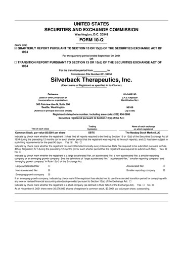 Thumbnail ARS Pharmaceuticals 10-Q Quarterly Report FY 