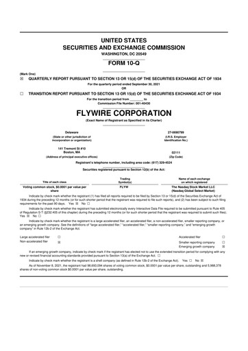 Thumbnail Flywire 10-Q Quarterly Report FY2021 