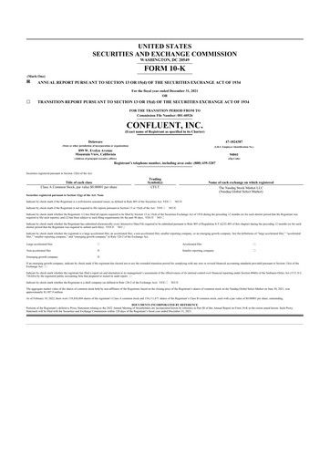 Thumbnail Confluent 10-K Annual Report 2021