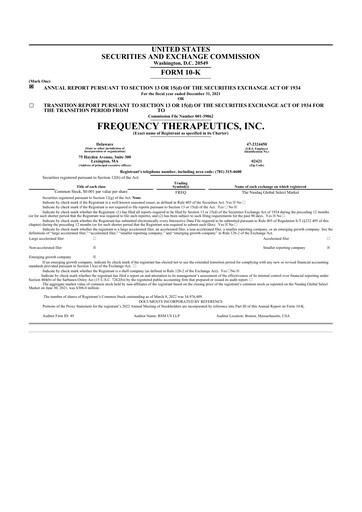Vorschaubild Korro Bio 10-K Jahresbericht 2021