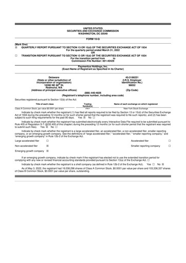 Thumbnail Paymentus 10-Q Quarterly Report FY2022 