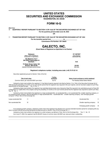 Miniature Damora Therapeutics 10-Q Rapport trimestriel 2022 