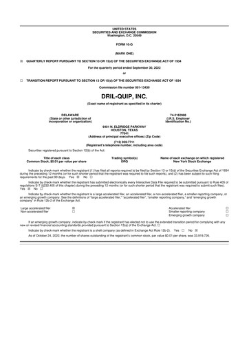 Vorschaubild Innovex International 10-Q Quartalsbericht 2022 