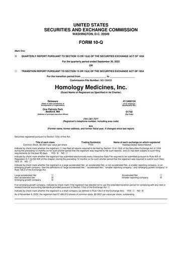 Vorschaubild Q32 Bio 10-Q Quartalsbericht 2022 