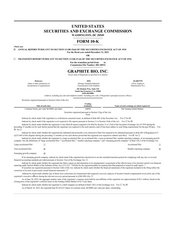 Thumbnail LENZ Therapeutics 10-K Annual Report 2022