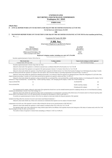 Thumbnail J.Jill
 10-K Annual Report 2022