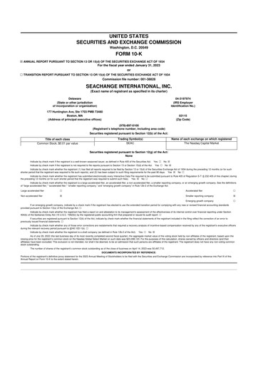 Thumbnail SeaChange International 10-K Annual Report 2023