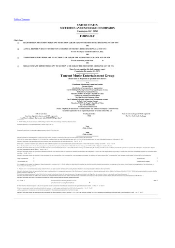 Thumbnail Tencent Music Entertainment 20-F Annual Report 2022