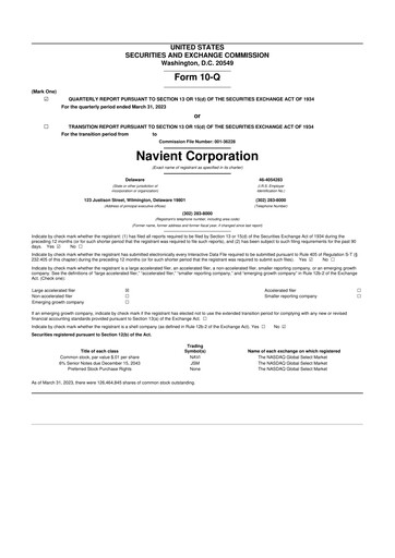 Thumbnail Navient 10-Q Quarterly Report FY2023 