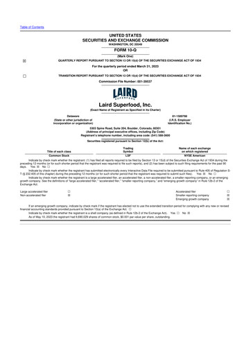 Thumbnail Laird Superfood 10-Q Quarterly Report FY2023 