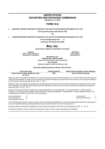 Thumbnail Box, Inc. 10-Q Quarterly Report FY 