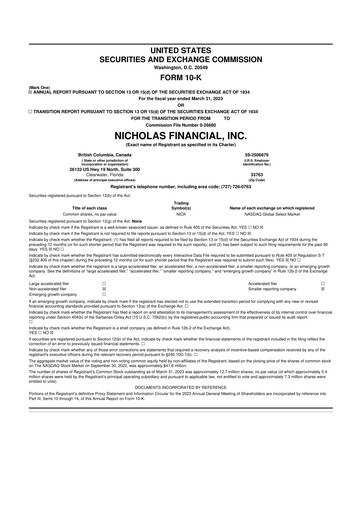 Thumbnail Old Market Capital Corporation 10-K Annual Report 2023