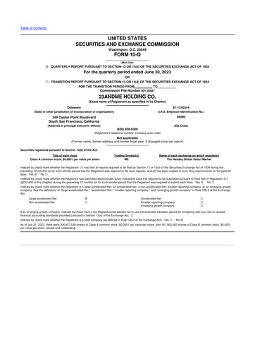 Thumbnail 23andMe 10-Q Quarterly Report FY2023 