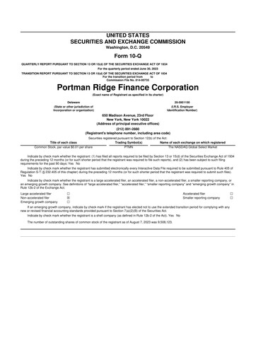 Vorschaubild BCP Investment Corporation 10-Q Quartalsbericht 2023 