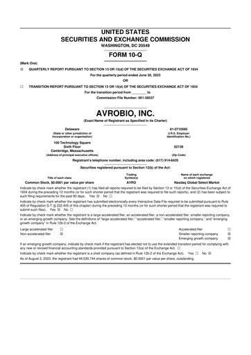 Thumbnail Tectonic Therapeutic 10-Q Quarterly Report FY 