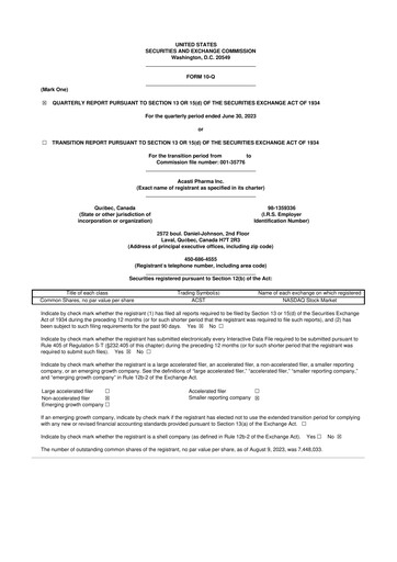 Vorschaubild Grace Therapeutics 10-Q Quartalsbericht 2023 