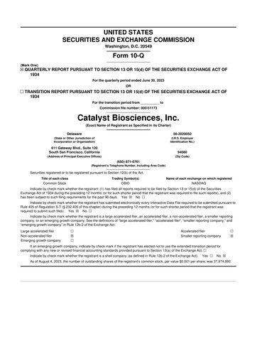 Vorschaubild Gyre Therapeutics 10-Q Quartalsbericht  