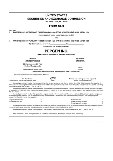 Thumbnail PepGen 10-Q Quarterly Report FY 
