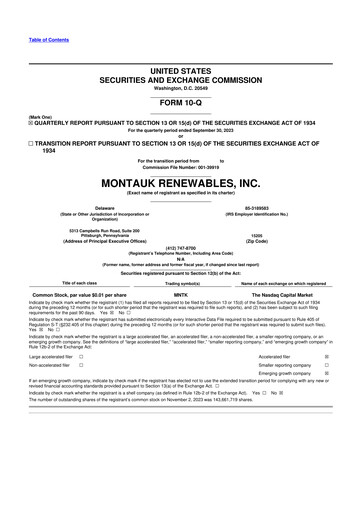 Thumbnail Montauk Renewables 10-Q Quarterly Report FY2023 