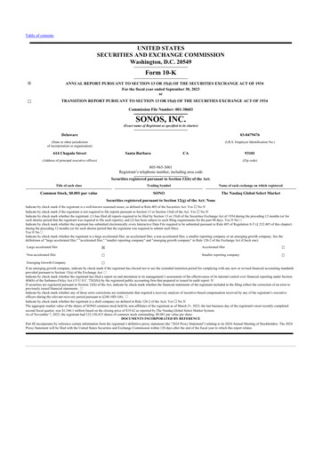 Thumbnail Sonos
 10-K Annual Report 2023