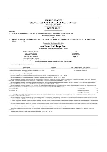 Thumbnail enGene 10-K Annual Report 2023