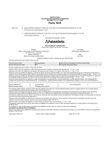 Thumbnail PotlatchDeltic
 10-K Annual Report 2023