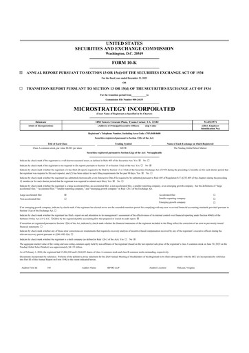 Thumbnail Strategy 
 (MicroStrategy) 10-K Annual Report 
